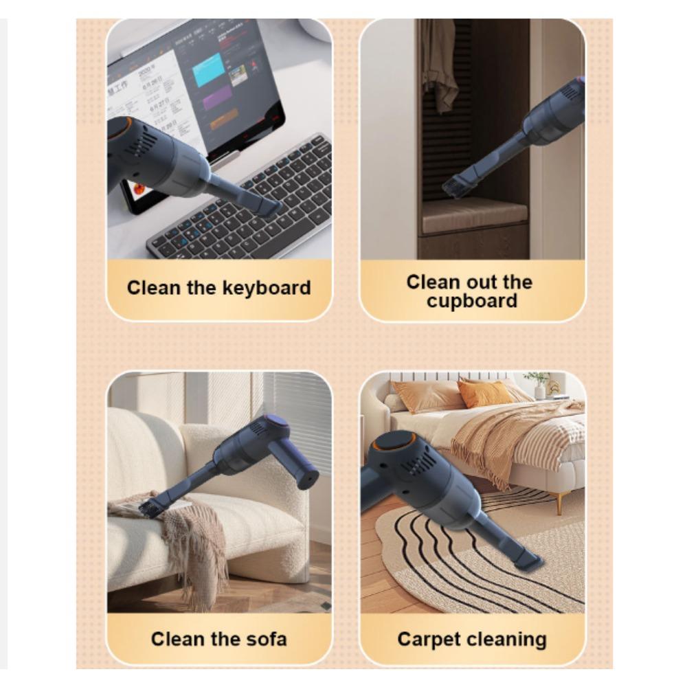 Wireless Car Handheld Household Dust Collector Portable High Power Small Mini Vacuum Cleaner