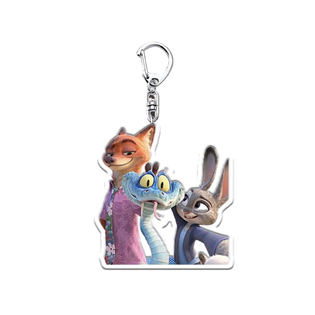 Набор из 1 аниме акрилового брелока двухсторонней подвески