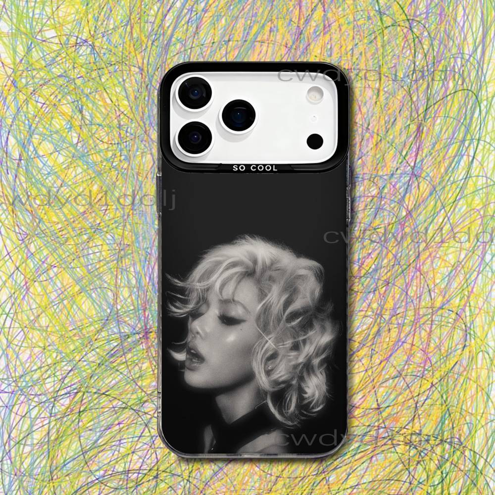 Чехол для телефона L-LISA LALISA Alter Ego Для iPhone 17,16,15,14,13,12,X,8,Pro,Max,Plus,SE4,Air,Mini HD Черный IMD Матовый