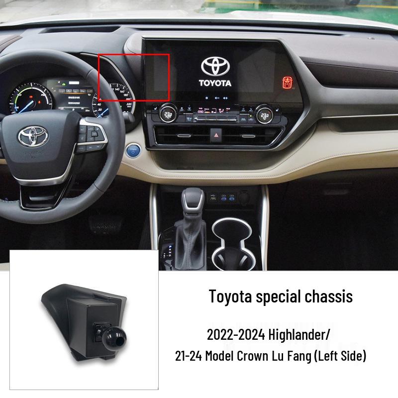 Автомобильный держатель для телефона для Toyota Camry 6-го поколения, Corolla, Highlander - Аксессуар с клипсой