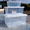 Transparent Turtle Transport Container Ventilated Reptile Terrarium Animal Habitat Cage  Pet House
