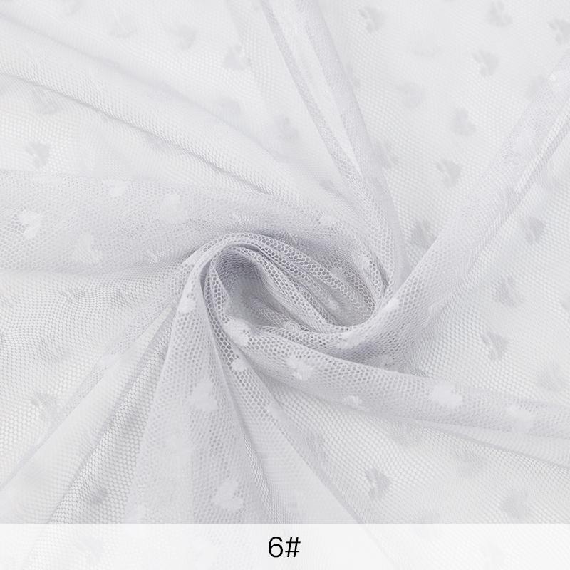 160x90см Мягкая сетка из тюля в форме сердца для детского платья принцессы, занавески, для шитья своими руками, ткань для юбки TJ20220