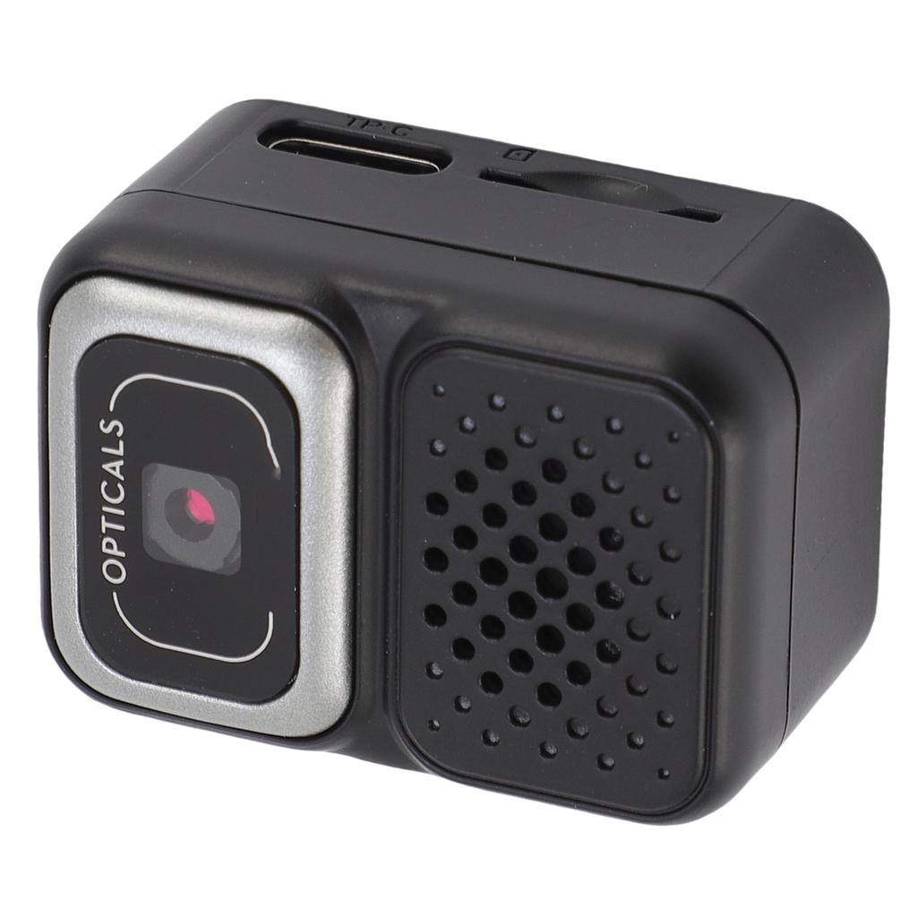 Tiny Digital Camera 1080P FHD 2MP Retro Thumb Sized Camera Keychain with 128GB Storage Card 0.96 Inch Screen