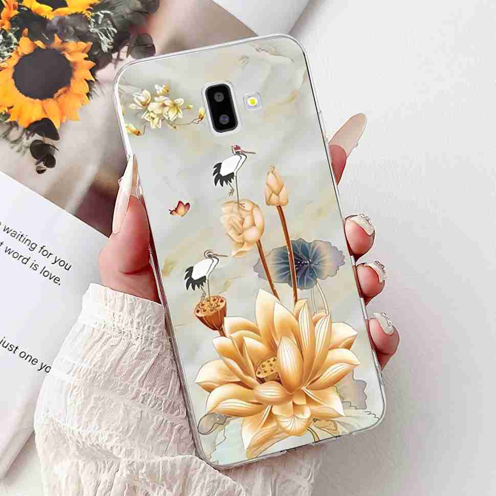 Чехол для Samsung Galaxy J6 Plus J610F J610G Популярный Расписной Чехол для Телефона Мягкие Силиконовые Чехлы Для Samsung J6 Plus GalaxyJ6+ Coque