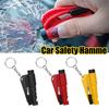 Mini Portable Whistle Car Safety Hammer Escape Emergency Window Breaker Seat Belt Cutter For Flood Fire Automotive Tools