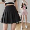 White Women Pleated Skirts Summer High Waist Zipper Girls Dancing JK Mini Skirts Black Fashion Student