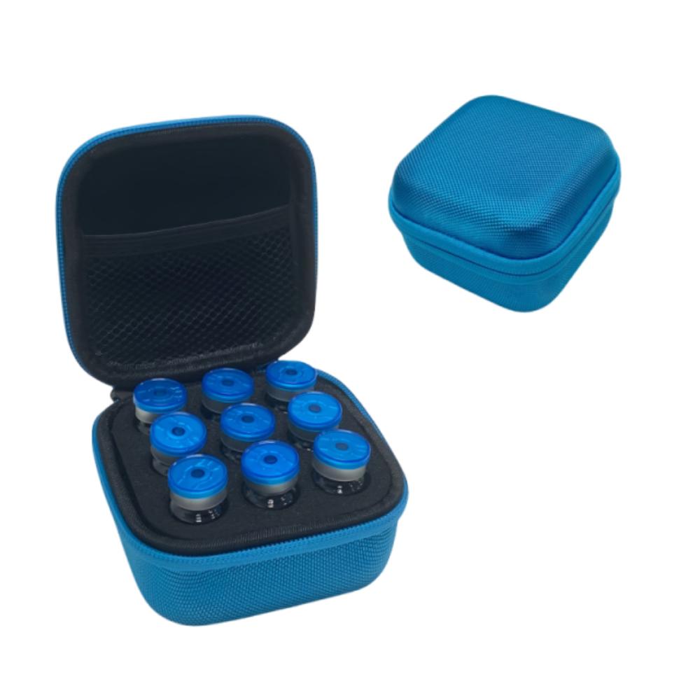 10ML Insulin Vial Storage Case 9/15 Slots Dust-proof Insulin Vial Protector Waterproof Large Capacity Essential Oil Case