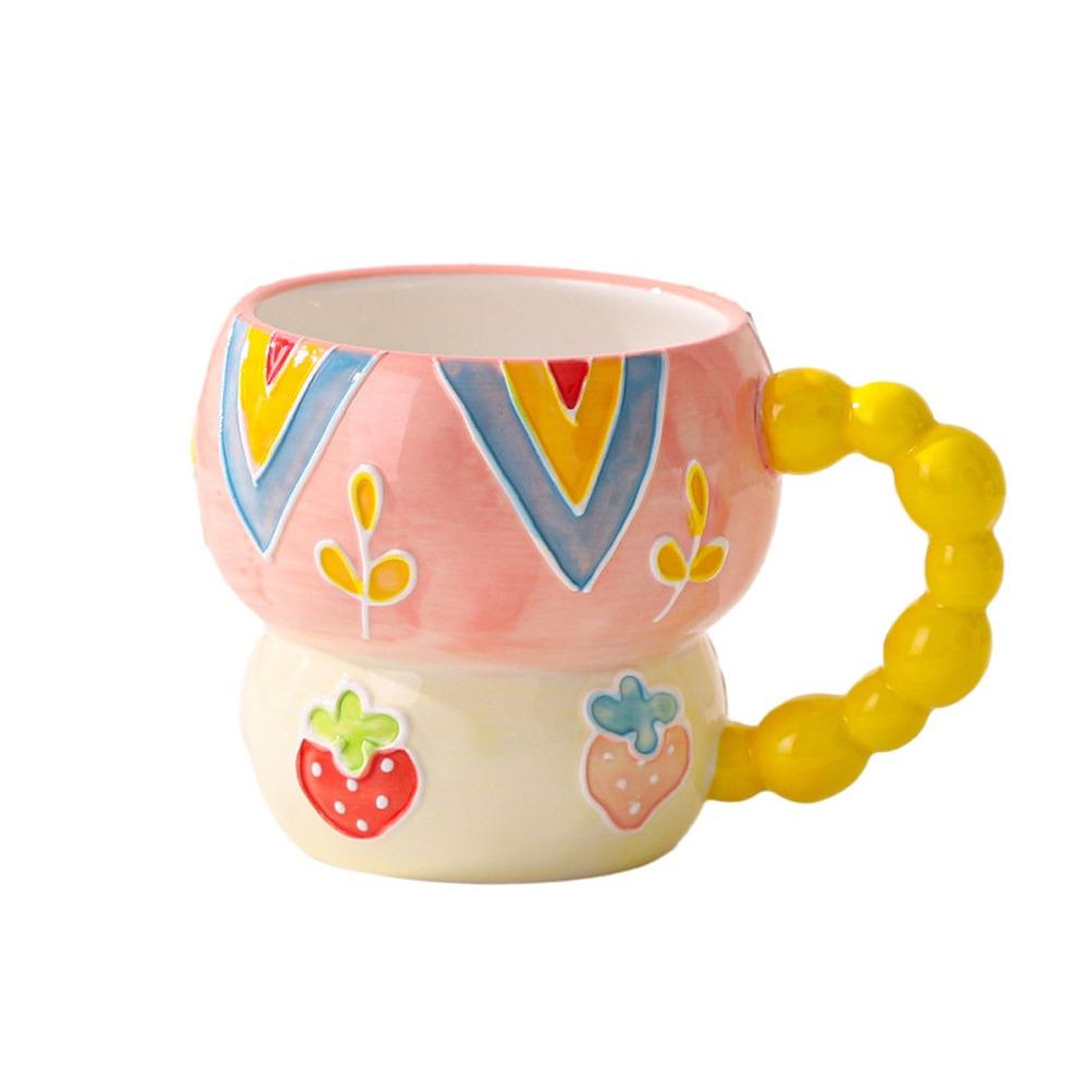 Милая керамическая чашка для завтрака, форма тыквы, кофейная кружка, оригинальная чашка для воды, праздничный подарок