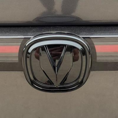 Автомобильная передняя и задняя черная наклейка с логотипом из углерода для Changan UNIV