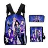 Trendy Julie and the Phantoms 3D Print 3pcs/Set pupil School Bags Laptop Daypack Backpack Inclined shoulder bag Pencil Case