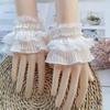 Декоративные манжеты на запястье для женщины Эластичные манжеты Кружевные украшения Манжеты для рукавов рубашки Летние аксессуары для защиты от солнца