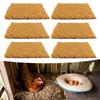 6x Chicken Nesting Pads Laying Area Box Pad Multiuse Comfortable Hens Bedding Pet House Mat for