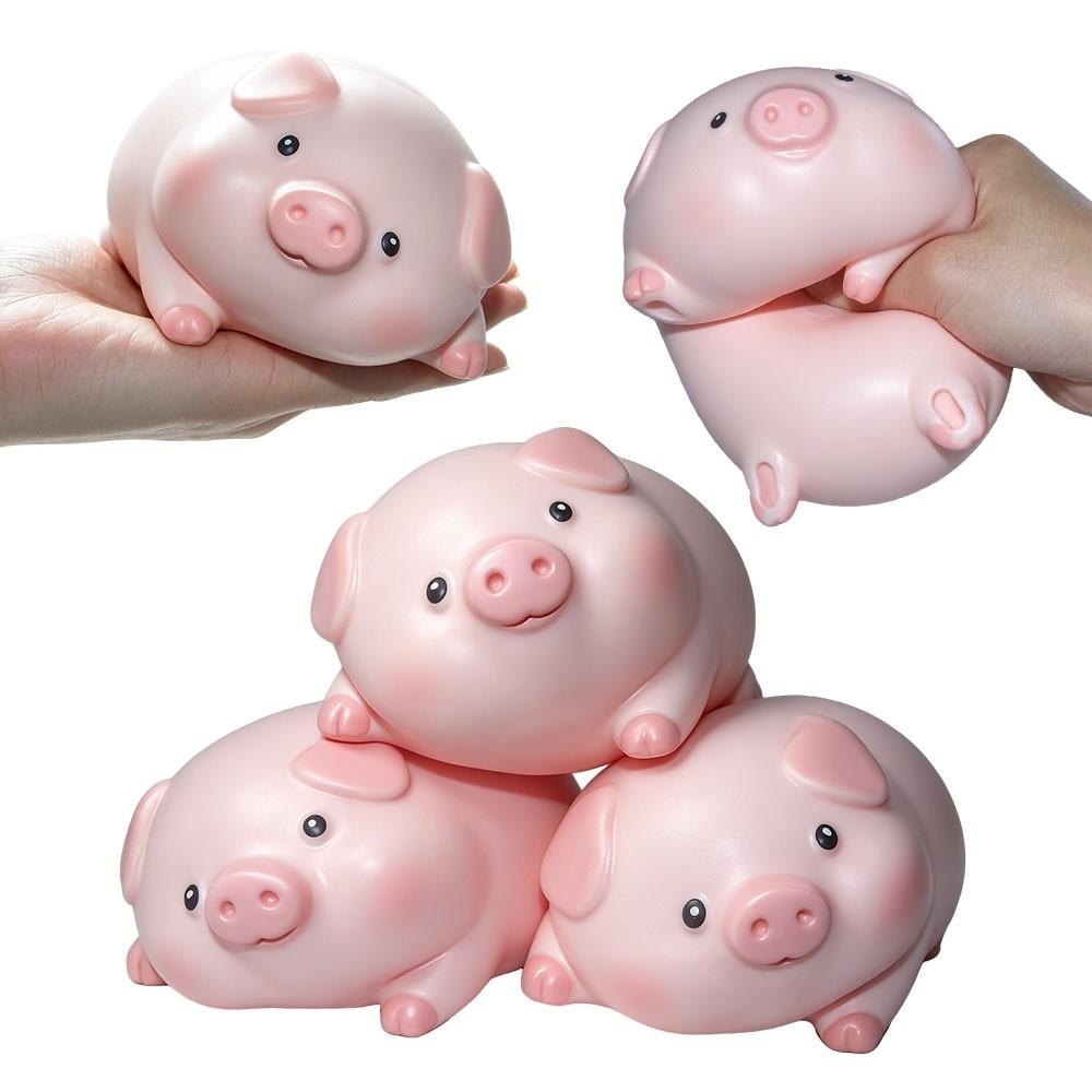 Soft TPR Pig Pinch Le Cute Squishy Fingertip Toy Creative Pig Squeeze Toy Boys Girls
