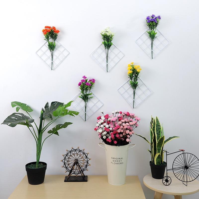 Creative Home Decoration Square Iron Clip Room Living Room Wall Decoration Fashion Accessories