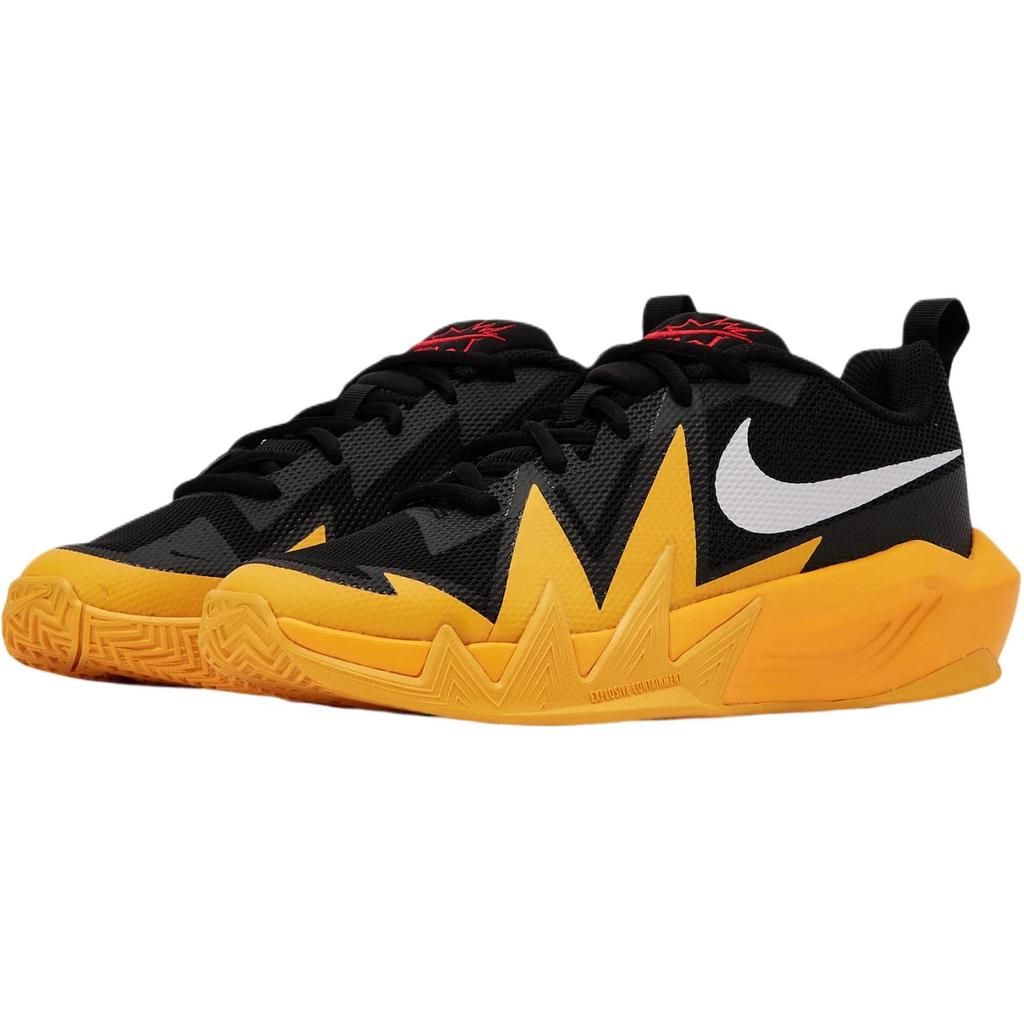 Nike ST Dynamite Удобные Универсальные Поддерживающие Прочные Дышащие Нескользящие Низкие Детские Баскетбольные Кроссовки Детские кроссовки Черно-желтые IH2308-007