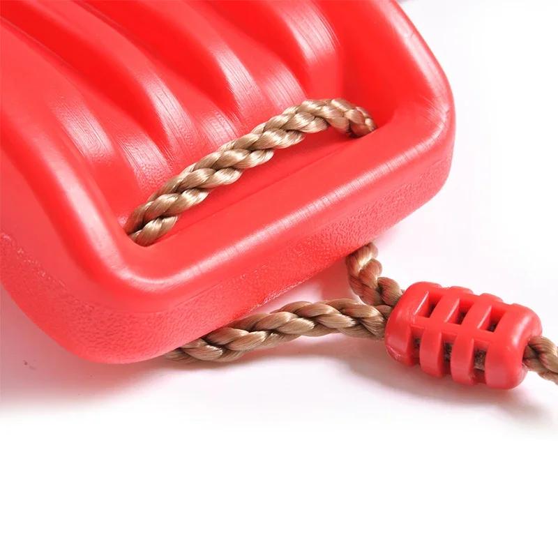 1 шт. Детские качели, летающая игрушка, садовые качели, детские подвесные сиденья, игрушки с регулируемыми по высоте веревками, игрушки для помещений и улицы, изогнутая доска