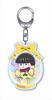 Push Jyushimatsu Acrylic Keychain Gift Balloon Osomatsu-san Ver.