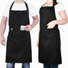 1pc Unisex Polyester Apron Short Half Waist Waiter Work Uniform For Kitchen Supplies, Hotel Restaurant Attendant Waist Apron, Kitchen Apron
