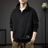Осенний мужской свитер с воротником-стойкой и полузастежкой-молнией, осенне-зимний топ из синели, модная брендовая красивая повседневная куртка Ruffian