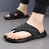 Летняя Новая Обувь для Мужчин Тапочки Модный Принт Повседневные Шлепанцы Уличная Удобная Пляжная Обувь