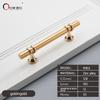 Oukali Promotion Factory Top Seller Zinc Alloy New T Bar Pull Kitchen Cupboard Cabinet Drawer Door Long Knurled Handles