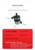 Automotive Electronic Brushless Water Pump 8K0965569 / 8K0965567