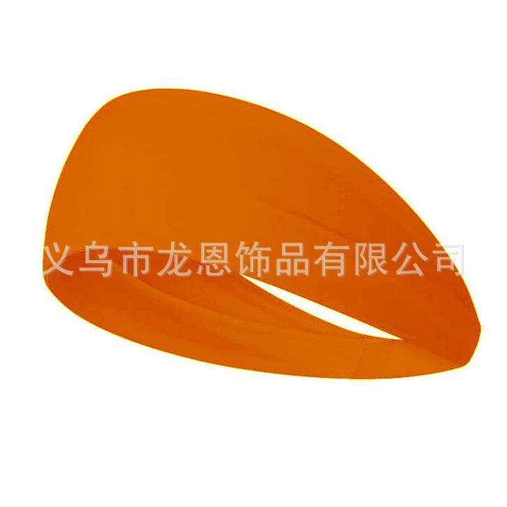 Бег Фитнес Головная Повязка Для Мужчин И Женщин Спорт Йога Пояс Впитывающий Пот Эластичный Головной Платок Однотонный Головной Платок