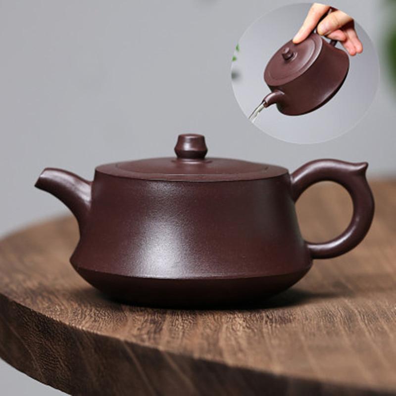 230 мл фиолетовый глиняный чайник традиционный ручной работы фильтр-чайник домашний косметический заварник для чая индивидуальный набор для чая Zisha из сырой руды