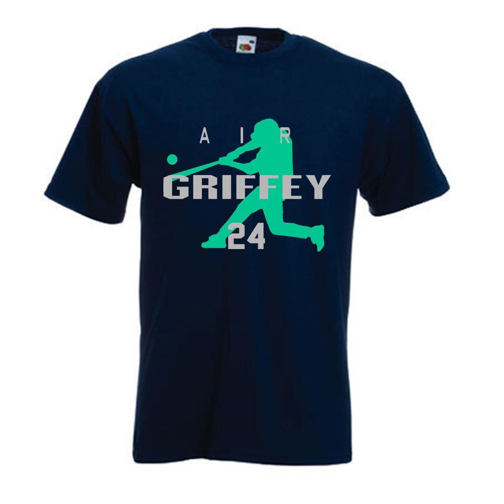 Футболка Ken Griffey Jr Seattle Mariners "Air Griffey" Детские и мужские размеры S-5XL Унисекс