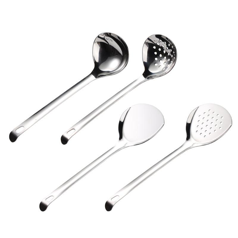 304 Stainless Steel Soup Shell Colander Household Hot Pot Spoon Small Cooking Shovel Hotel Distribution Spoon