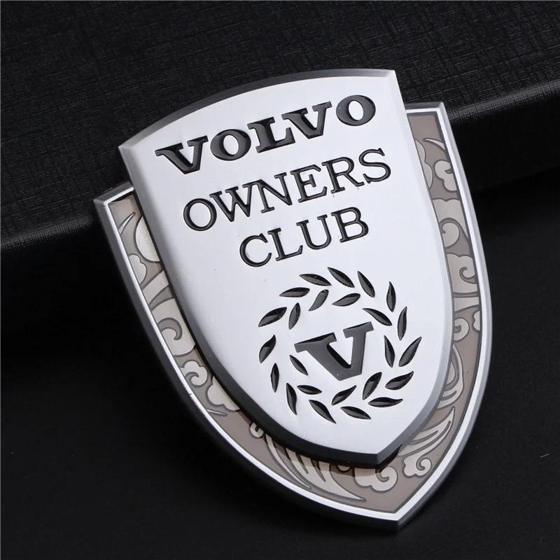 pxvrm2 1 PCS Volvo 3D 3D Label Side Window Body Decoration Car Metal for Volvo XC60 V50 V40 XC90 S60 S40 S80l V90 V60 EX90 S90 XC40 C40
