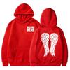 2025 New Fashionable and Interesting Wing Printed Crow Men's and Women's Casual Autumn/Winter Outdoor Sports Hoodie
