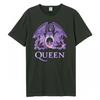 Amplified Unisex Adult Neon Sign Queen T-Shirt