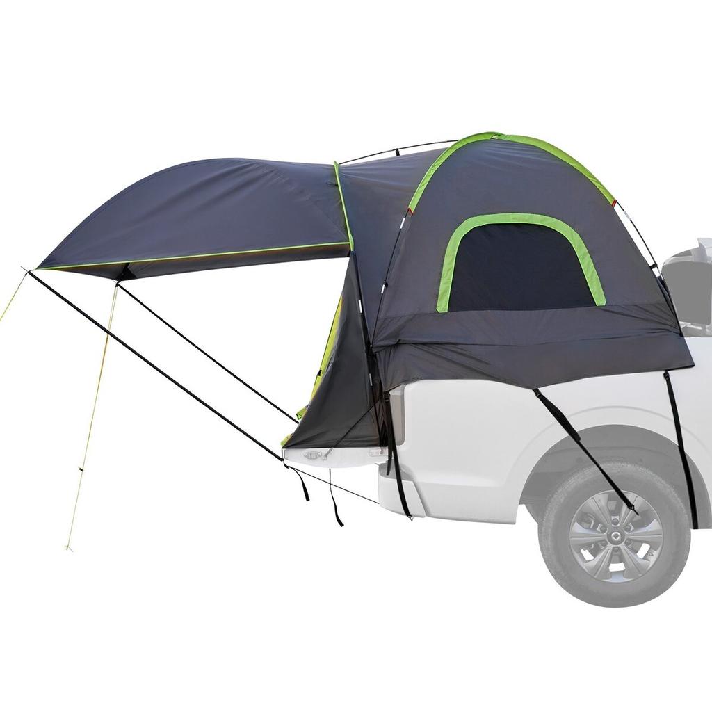Truck Tent 5.5-6.0ft Waterproof PU2000 Truck Bed Camping Tent 2-3 Person