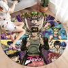 Ковер круглый ковер JoJo's Bizarre Adventure для гостиной, спальни, дивана, игровой комнаты, нескользящий коврик для пола
