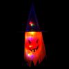 New Polyester Witch Hat Light Ghost Flashing LED Lights Hats Hanging Ornament Glowing Hanging Lantern Outdoor Garden