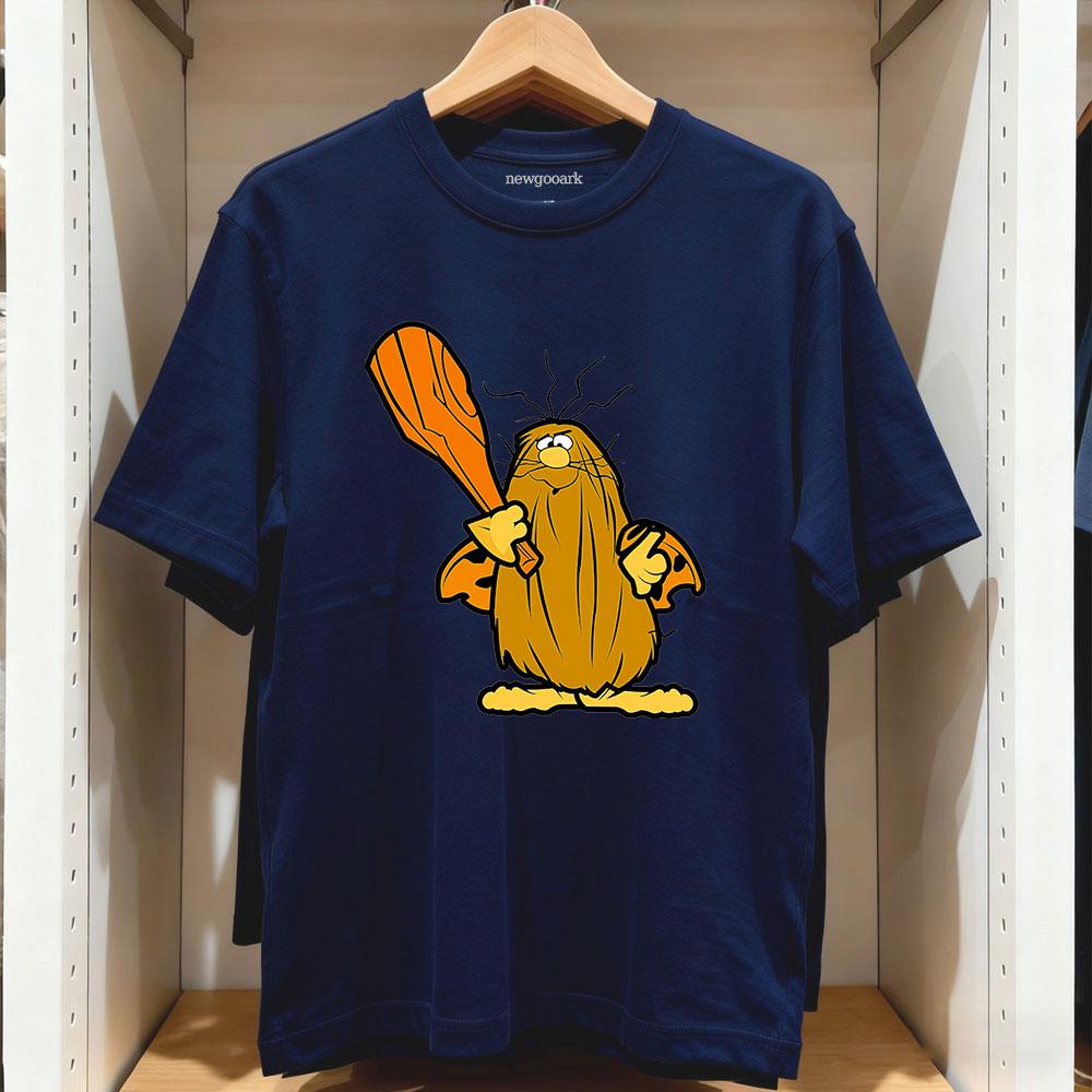 vintage cartoon Captain CaveUnisex TShirt Women Unisex Casual Cotton Printed T Shirts Creative Streetwear Camisetas Tops Tee