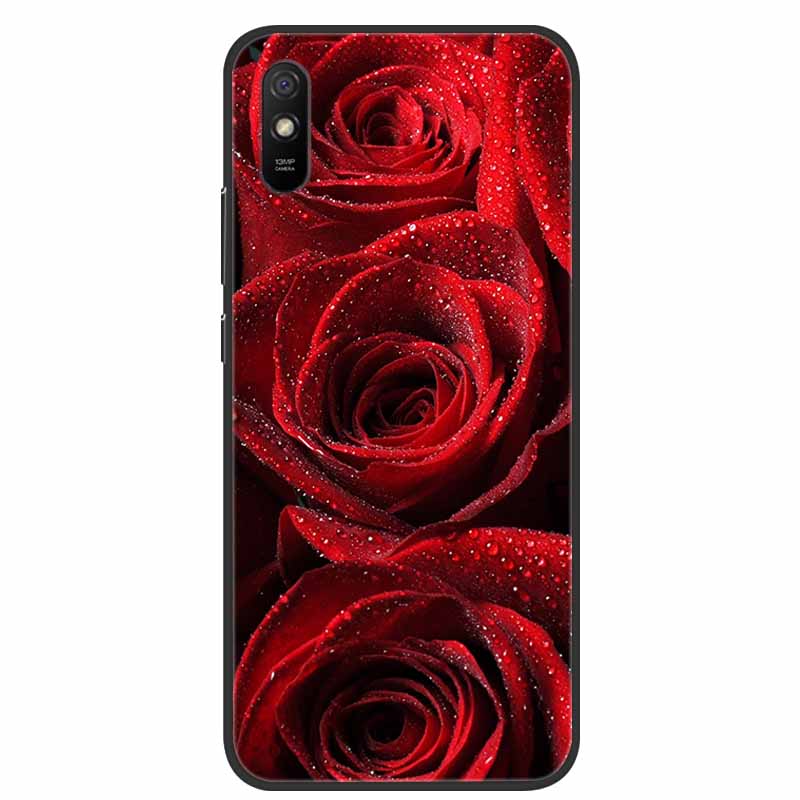 Чехол для Xiaomi Redmi 9A Redmi 9AT Ударопрочный Мягкий силикон ТПУ Задняя крышка Для Redmi 9i 9A Спортивные чехлы для телефона 9AT Милый мультяшный