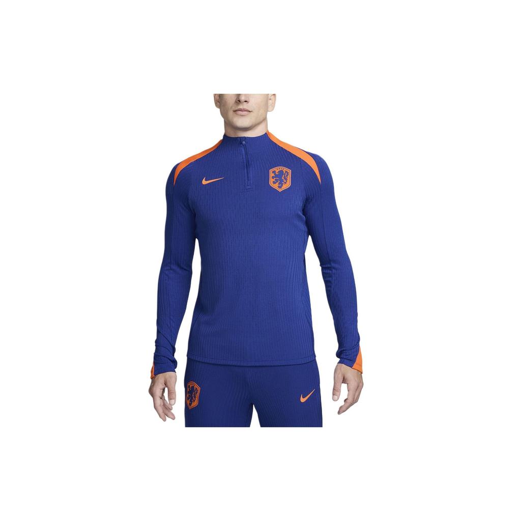 Nike Dri-FIT ADV Soccer Netherlands Strike Elite Knit Drill Top 'Royal Blue' Men's FJ1931-455
