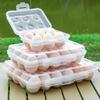 Egg Holder Plastic Egg Storage Box Egg Organizer for Fridge Portable Egg Tray with Lid for Refrigerator Camping Hiking Outdoor