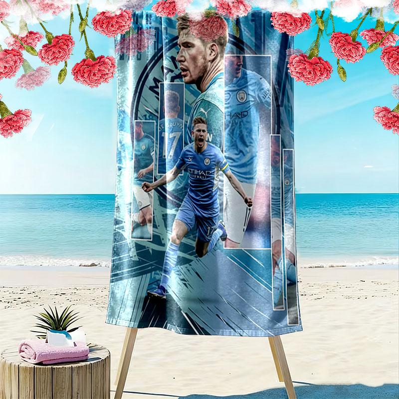 Kevin De Bruyne Beach Towel, Large Soft Quick Dry Towel for Beach Camping Swimming