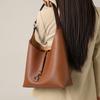 Women's Bag Genuine Leather Women's Bag Tote Bag Premium Sense Large Capacity Commuter Shoulder Underarm Bag for Women