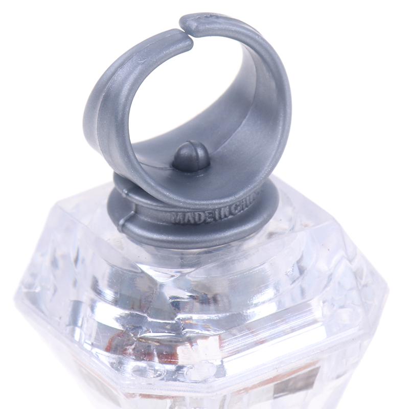 1Pc Led Flashing Light Up Glowing Finger Ring Toys Christmas Year Party Toy