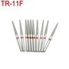 10pcs/pack Dental Diamond Burs Drill for Dentistry Handpiece Handle Diameter 1.6mm Dentist Tools TR-11F