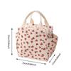 Lightweight Large Capacity Lunch Box Bag Cute Portable Bento Insulation Tote Bag for Commuting Office