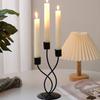 3 Arm Candle Holder Simple Nordic Home Decor Centerpiece Candlestick for Dining Room Party Living Room Wedding Thanksgiving