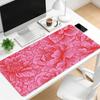 Vintage PinkRed Floral Large Extended Gaming Mouse Pad NonSlip Desk Surface Retro Peony Botanical Art Print For Gaming Desk