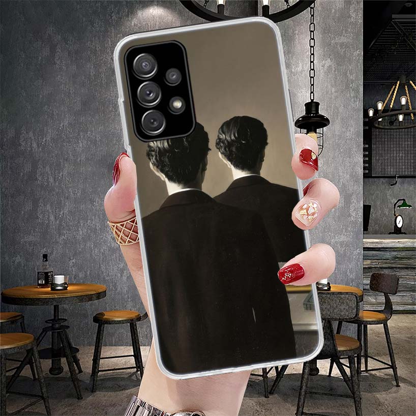 Мягкий чехол для телефона с рисунком Рене Магритта для Samsung Galaxy A12 A22 A32 A52 A72 A02S A51 A50S A71 A70 A31 A20S Note 20 Ultra S10 A10S G