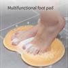 "Exfoliating Shower Massage Scraper Bathroom Non-slip Bath Mat Back Massage Brush Silicone Foot Wash Body Cleaning Bathing Tool