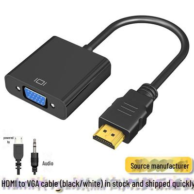 Конвертер HDMI в VGA со звуком и питанием для телевизора, проектора или компьютерного дисплея